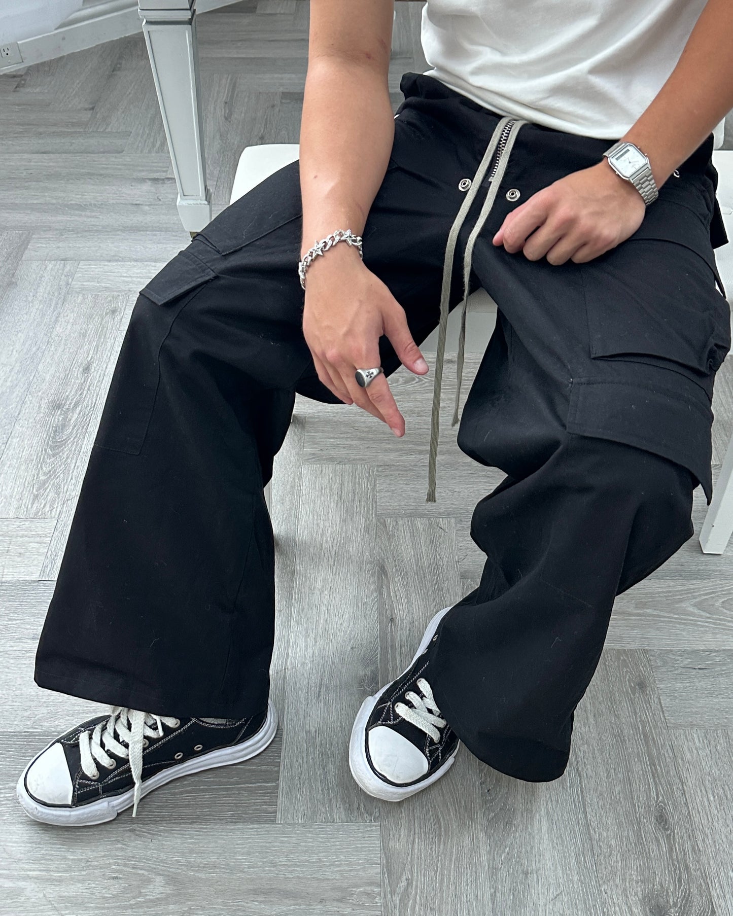 UNFADED WIDE CARGO PANTS