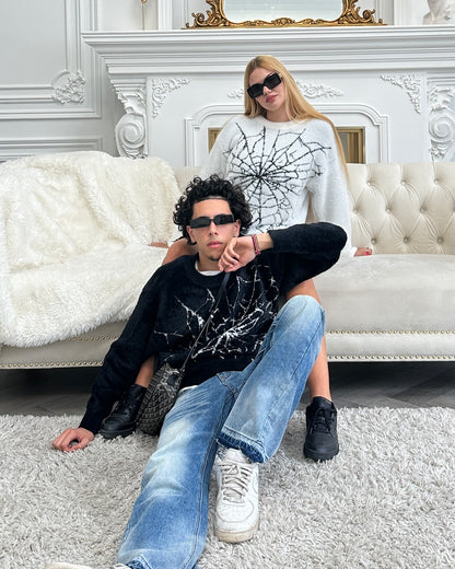 A1 UNFADED SPIDER WEB SWEATER