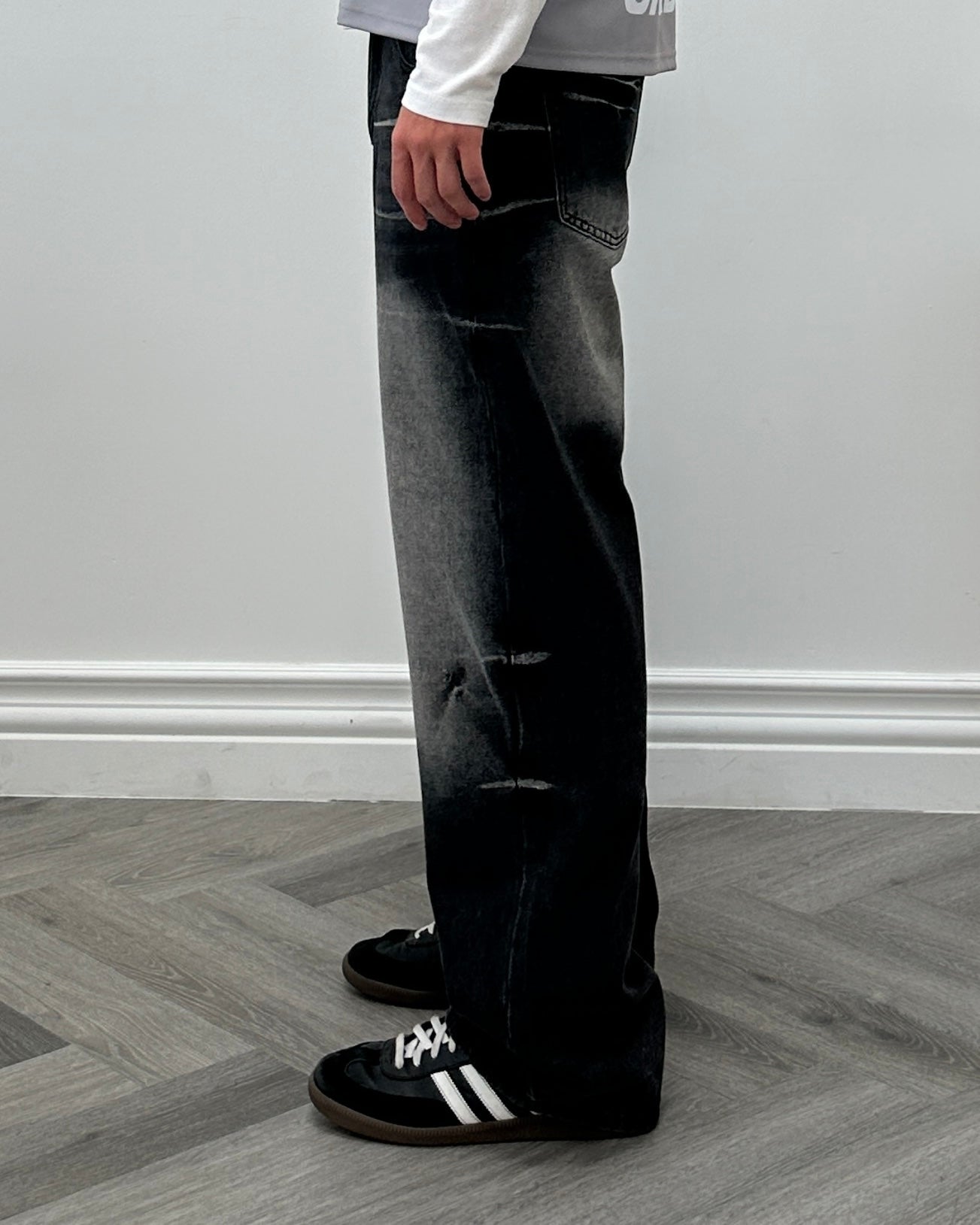 UNFADED DENIM PANTS