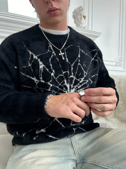 A1 UNFADED SPIDER WEB SWEATER