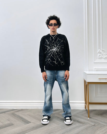 A1 UNFADED SPIDER WEB SWEATER