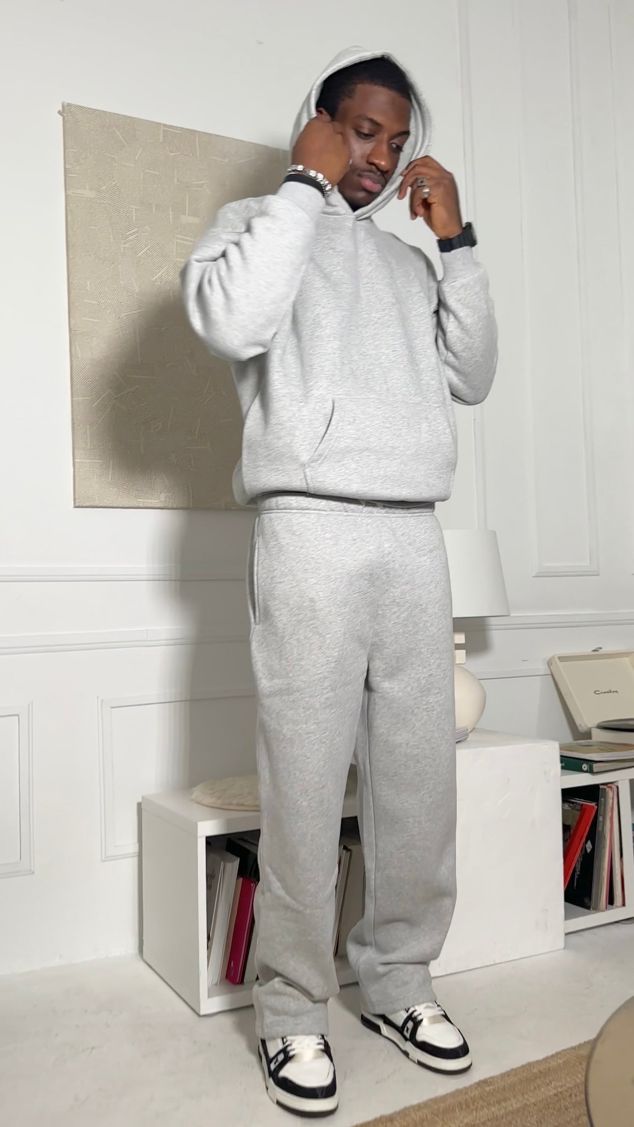 UNFADED PLAIN SWEATPANTS - GREY