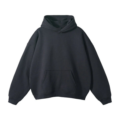 UNFADED PLAIN HOODIE - GREY